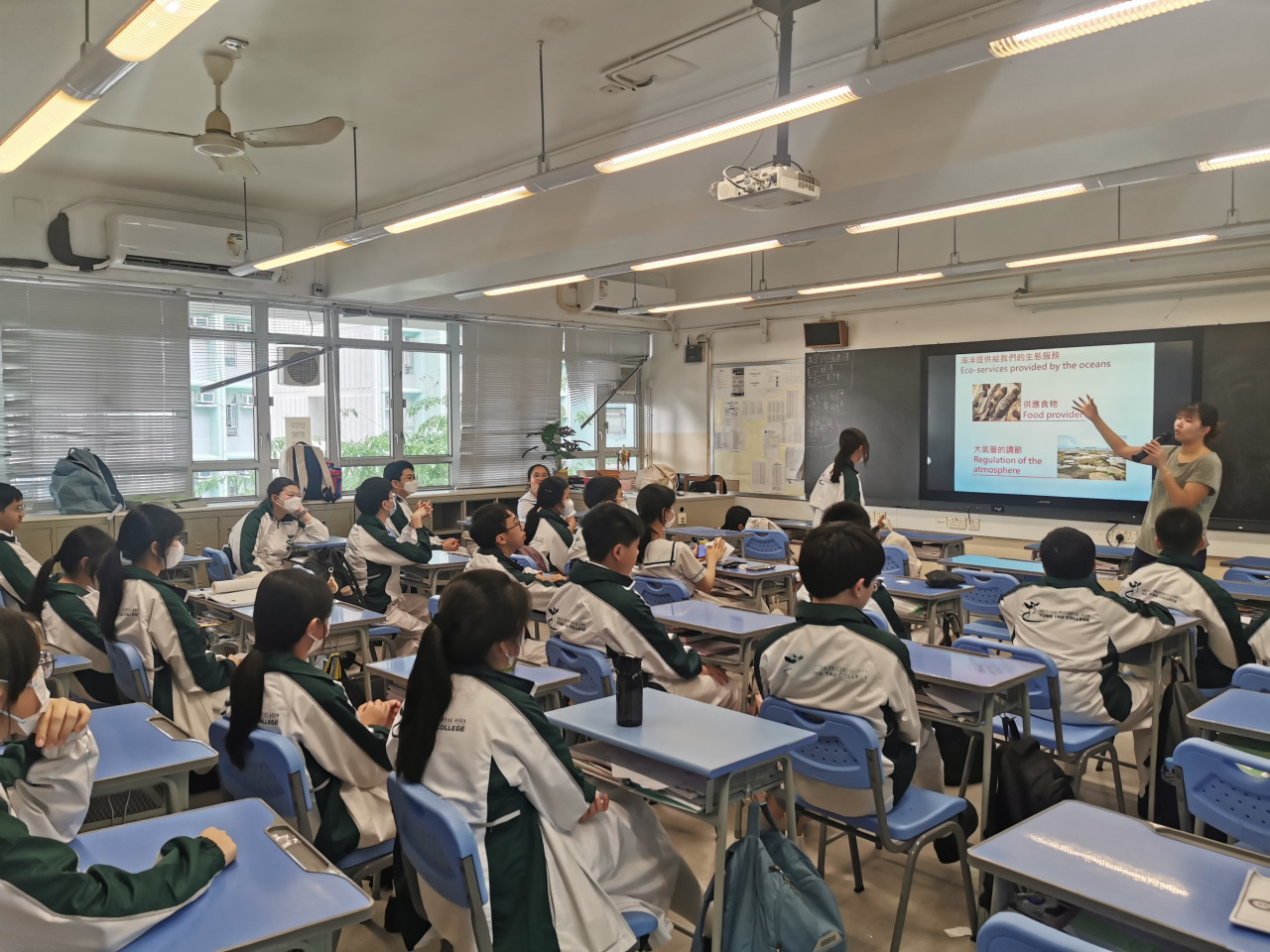2025年5月8日順德聯誼總會翁祐中學翁佑中學開展碳中和講座